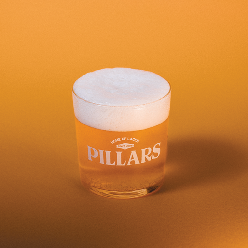 Pillars Half Pint glass